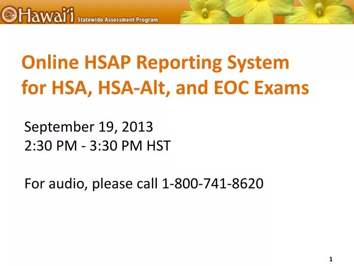 online hsap reporting system for hsa hsa alt and eoc exams