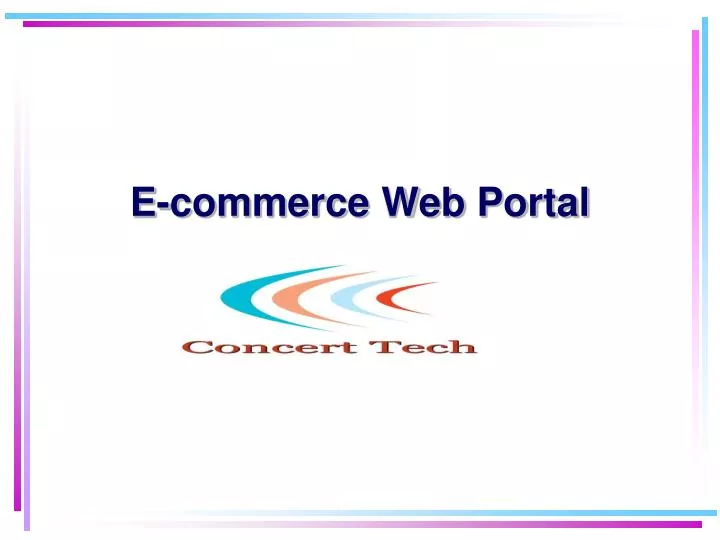 e commerce web portal