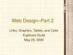 Web Design–Part 2