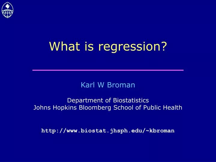 what is regression
