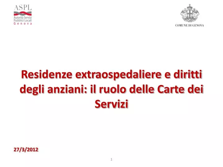 residenze extraospedaliere e diritti degli anziani il ruolo delle carte dei servizi