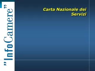 Carta Nazionale dei Servizi