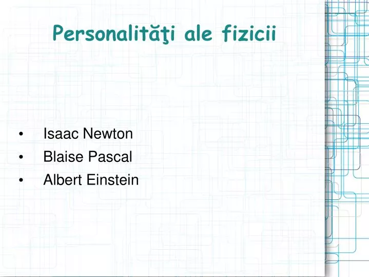 personalit i ale fizicii