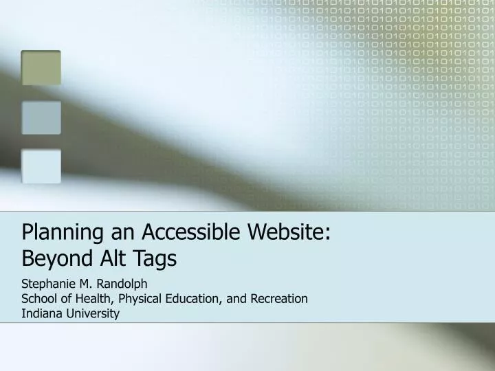 planning an accessible website beyond alt tags