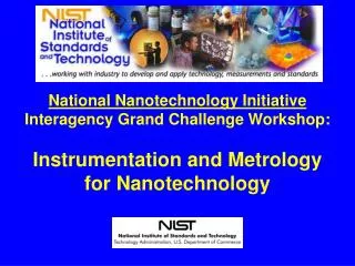 National Nanotechnology Initiative Interagency Grand Challenge Workshop:
