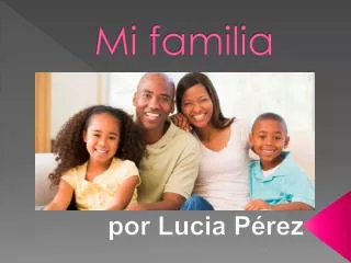 Mi familia