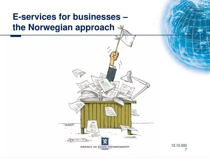 e services for businesses the norwegian approach