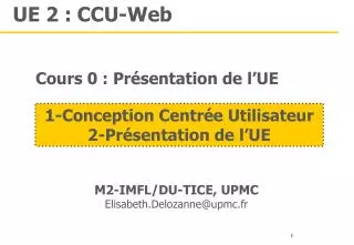 UE 2 : CCU-Web