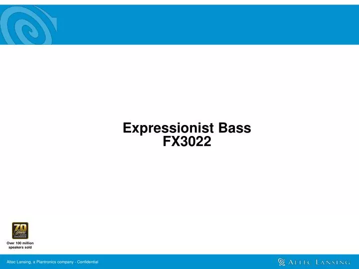 expressionist bass fx3022