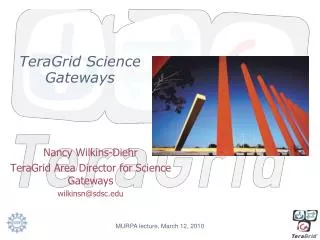 TeraGrid Science Gateways