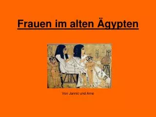 Frauen im alten Ägypten