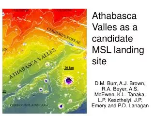 Athabasca Valles as a candidate MSL landing site