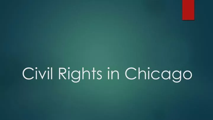 civil rights in chicago