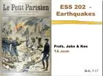 ESS 202 - Earthquakes - slide 1