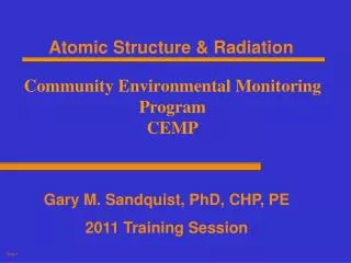 Atomic Structure &amp; Radiation