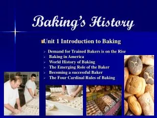Baking’s History
