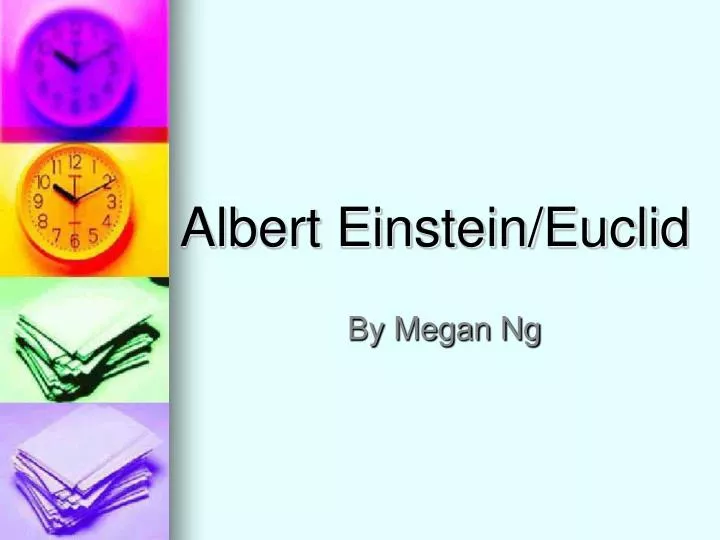 albert einstein euclid