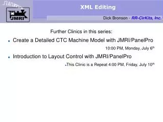XML Editing