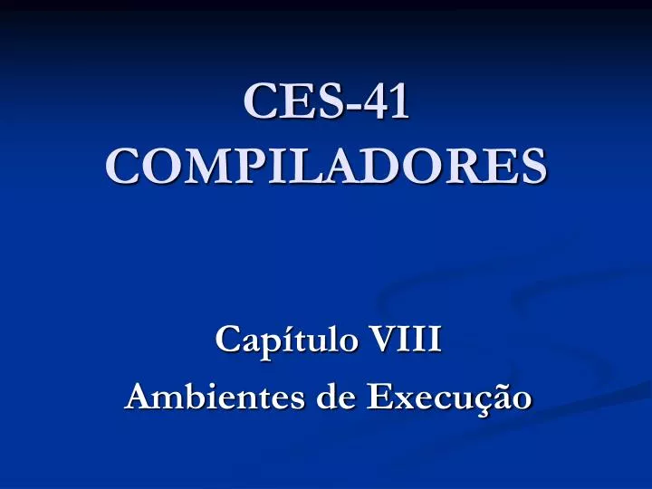 ces 41 compiladores