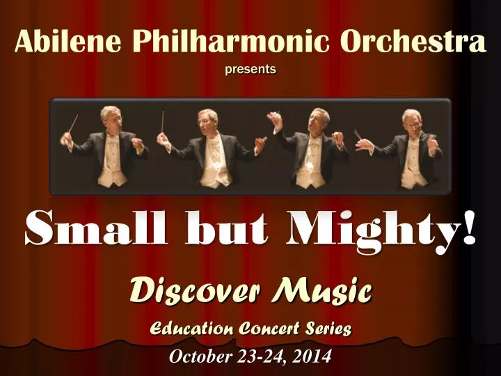 abilene philharmonic orchestra presents