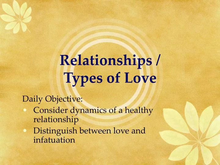 relationships types of love