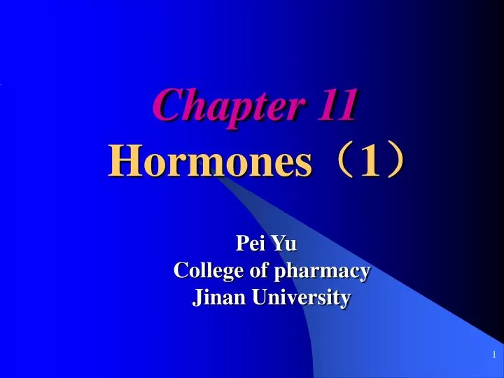 chapter 11 hormones 1