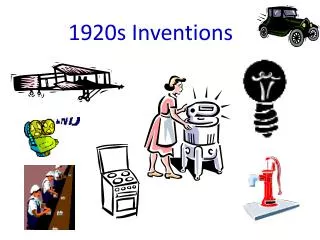 1920s Inventions