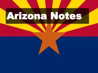 Arizona Notes
