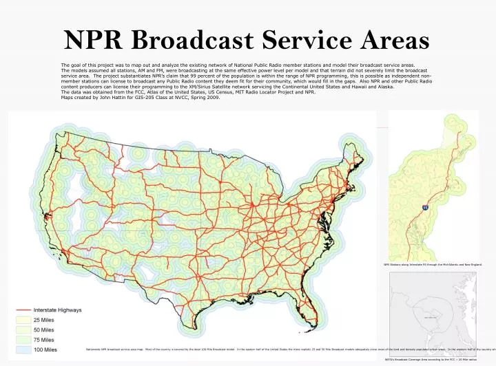 npr broadcast service areas
