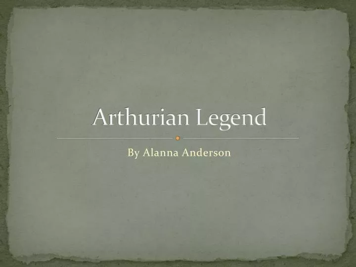 arthurian legend