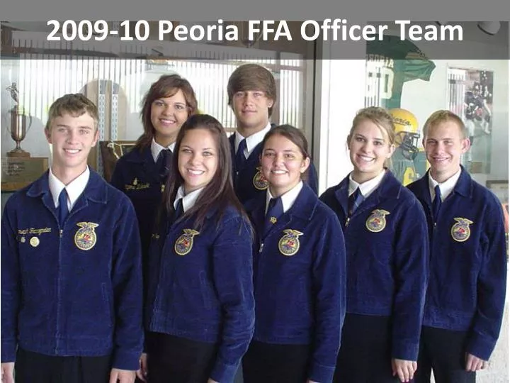 2009 10 peoria ffa officer team