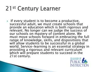 21 st Century Learner