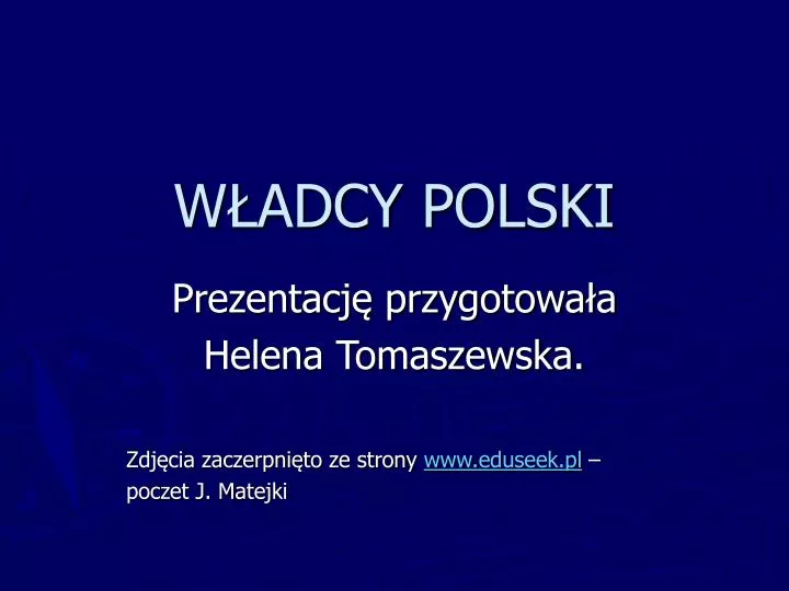 w adcy polski