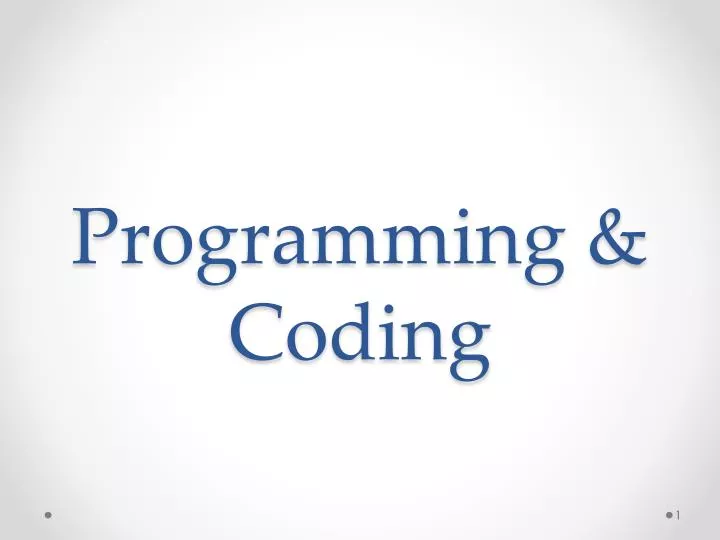 programming coding