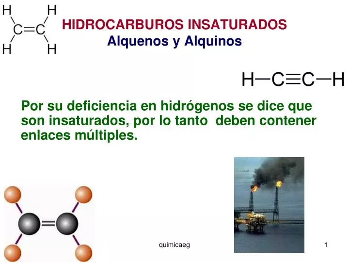 hidrocarburos insaturados alquenos y alquinos