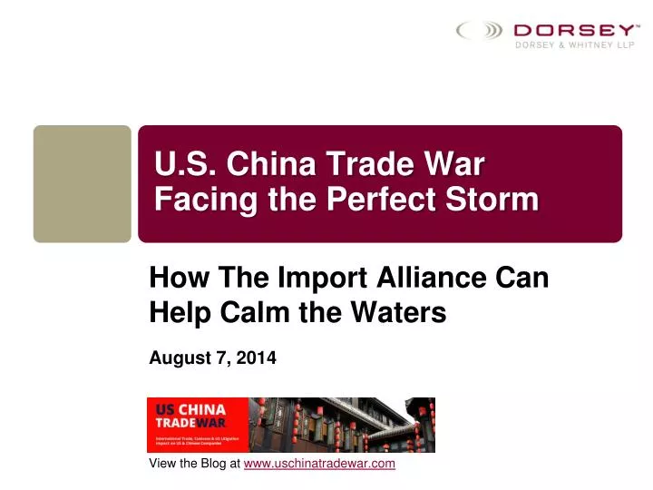 u s china trade war facing the perfect storm