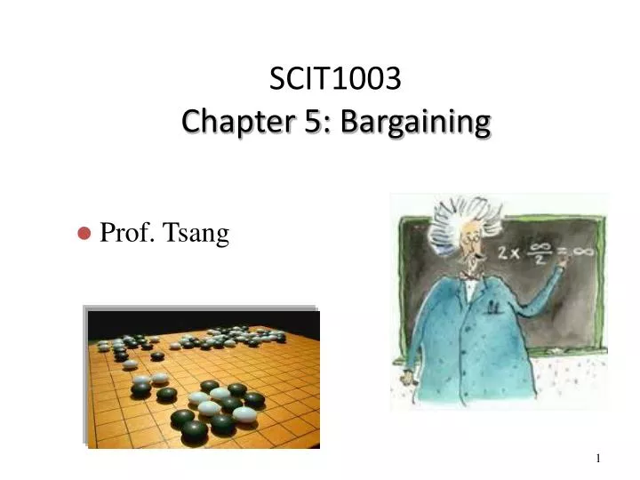 scit1003 chapter 5 bargaining