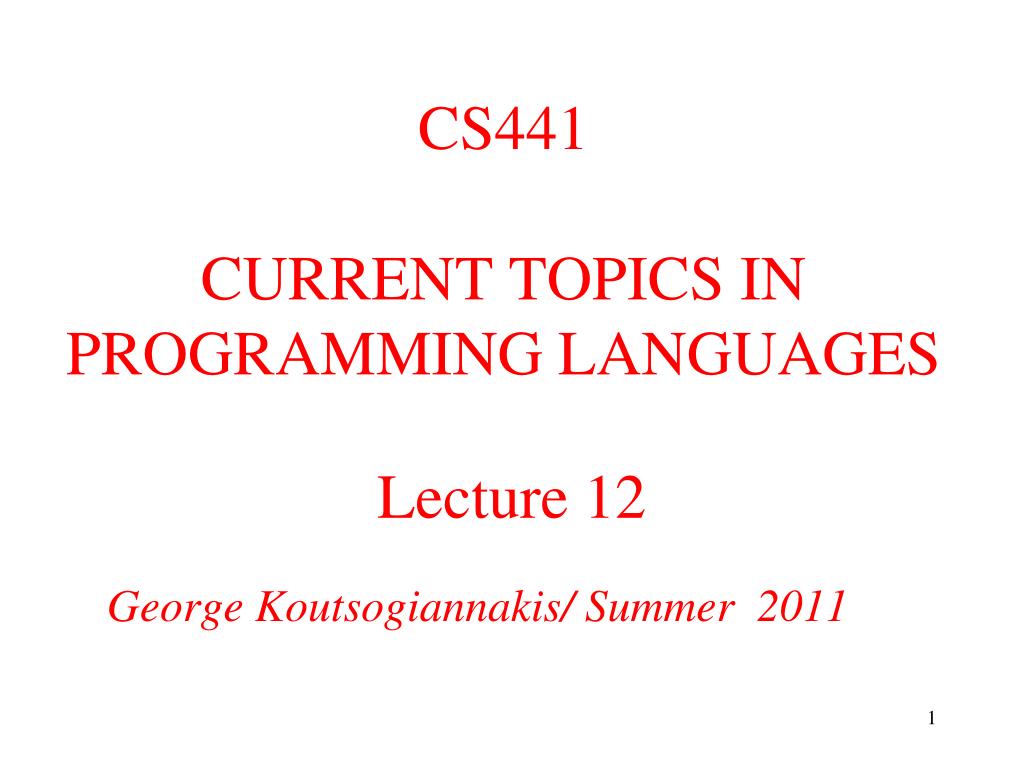 PPT - Lecture 12 PowerPoint Presentation, free download - ID:7060759