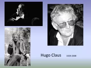 Hugo Claus 1929-2008