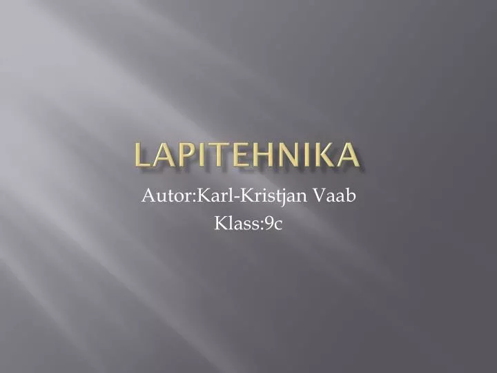 lapitehnika