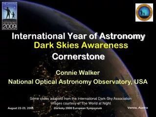 International Year of Astronomy Cornerstone