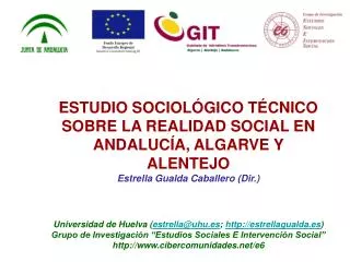 ESTUDIO SOCIOLÓGICO TÉCNICO SOBRE LA REALIDAD SOCIAL EN ANDALUCÍA, ALGARVE Y ALENTEJO