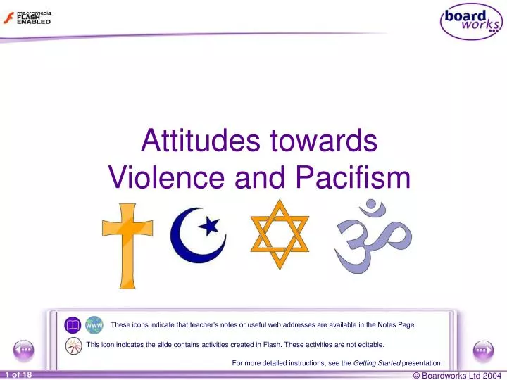 attitudes towards violence and pacifism