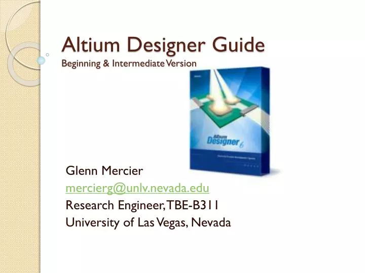 altium designer guide beginning intermediate version