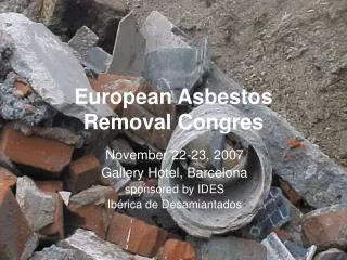 European Asbestos Removal Congres