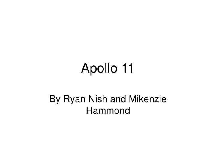 apollo 11