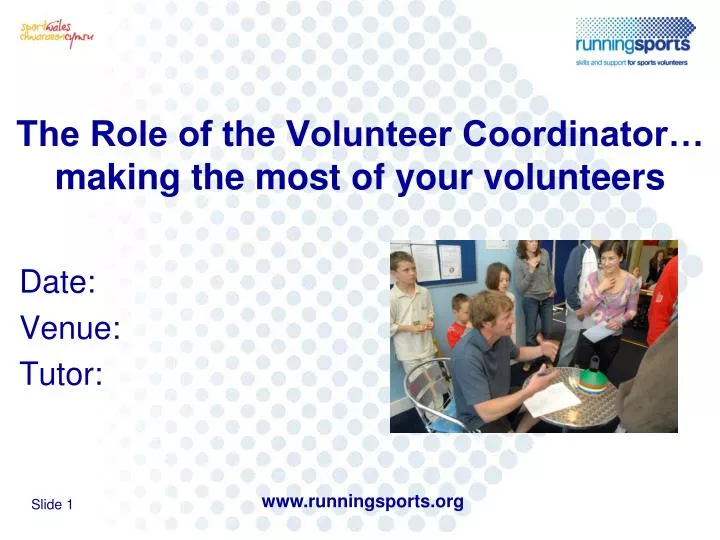 the role of the volunteer coordinator making the most of your volunteers