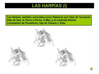 LAS HARPÍAS (I)