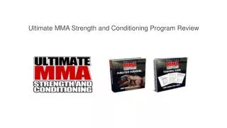 Ultimate MMA Strength and Conditioning Program Review
