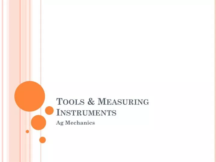 tools measuring instruments